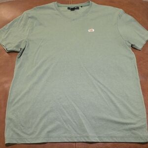 Akoo Olive V-Neck Short Sleeve Tee
